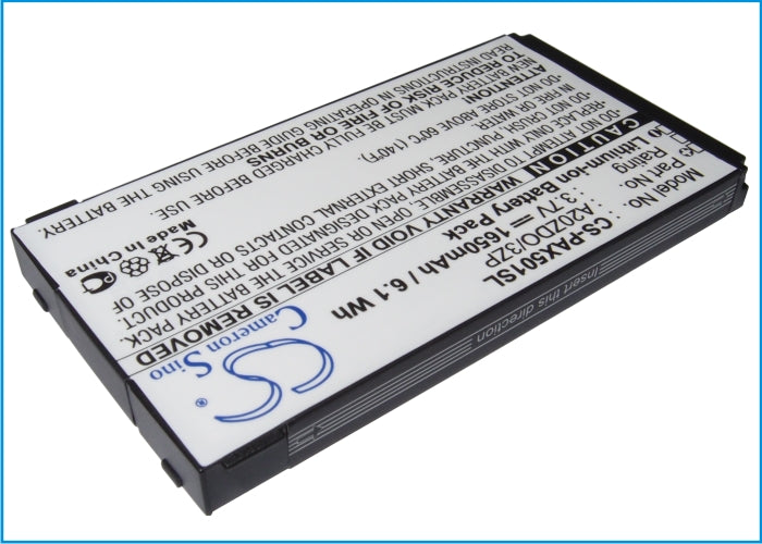 Replacement Battery for Philips  X130 – Mobile, SmartPhone – 1650mAh / 6.11Wh / 3.7V