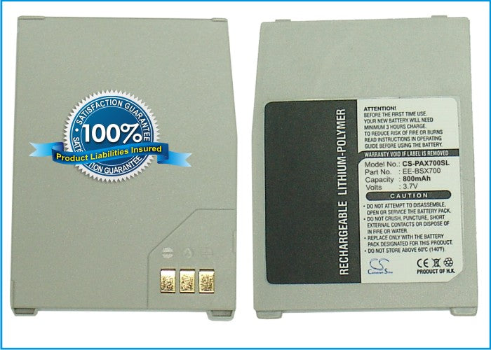 Replacement Battery for Panasonic X700 – Mobile, SmartPhone – 800mAh / 3.7V - image 1