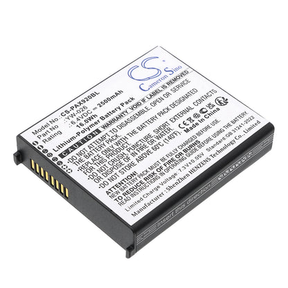 Replacement Battery for Pax A920 MAX – Payment Terminal – 2500mAh / 6.4V
