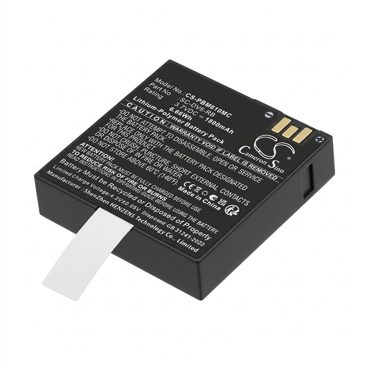 Replacement Battery for PatrolEyes HD DV6-RB – Body Camera – 1800mAh / 3.7V