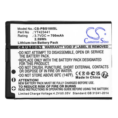 Replacement Battery for Peterson BBS-1 – Transmitters & Receiver – 700mAh / 3.7V
