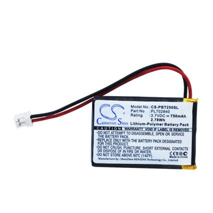 Replacement Battery for Philips  BT2500 – 750mAh / 2.78Wh