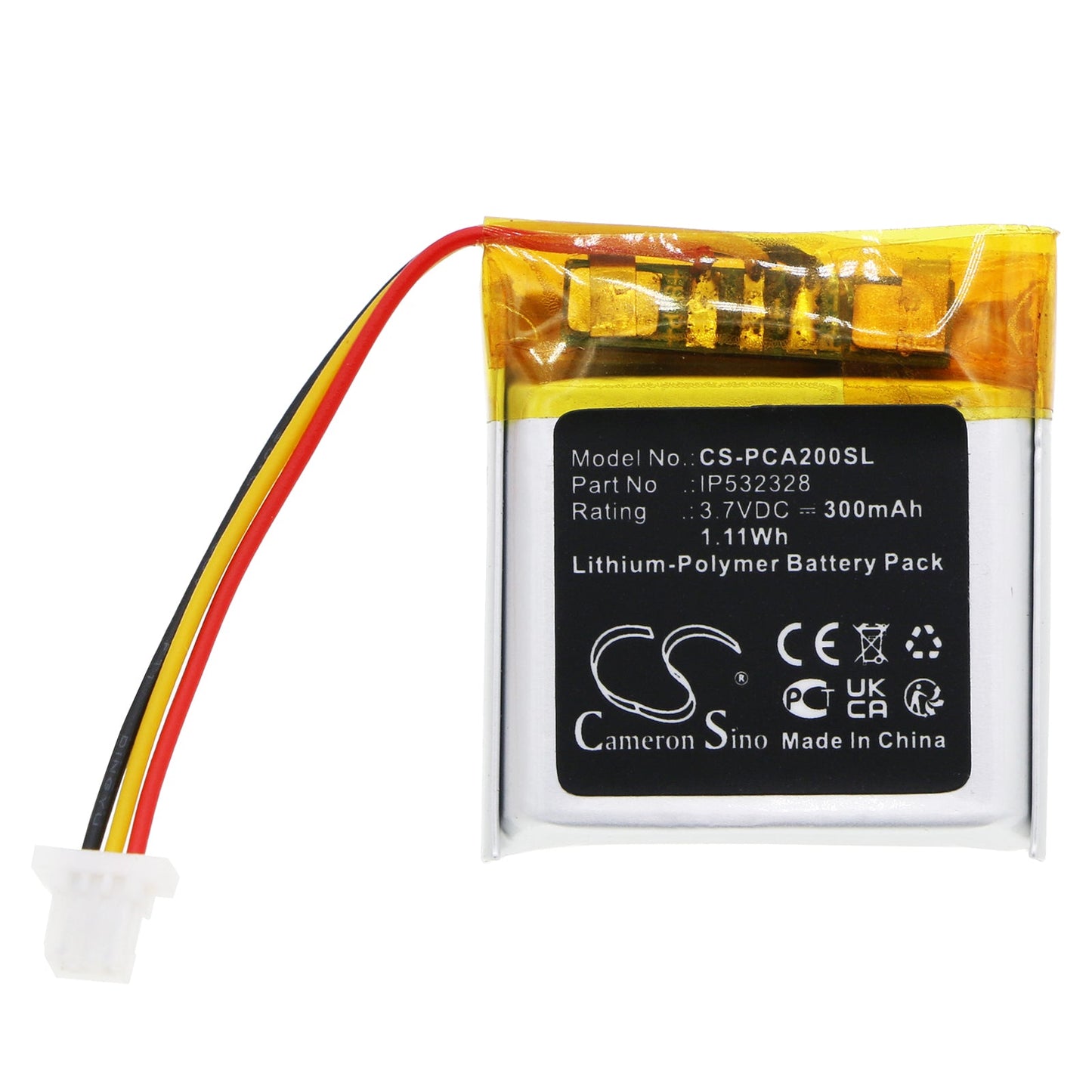 Replacement Battery for Phonak  2 Audio Streamer – Wireless Headset – 300mAh / 1.11Wh / 3.7V