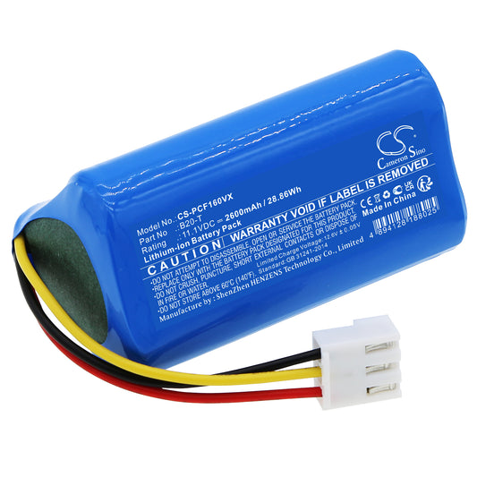 Replacement Battery for Proscenic F16 – Vacuum – 2600mAh / 11.1V