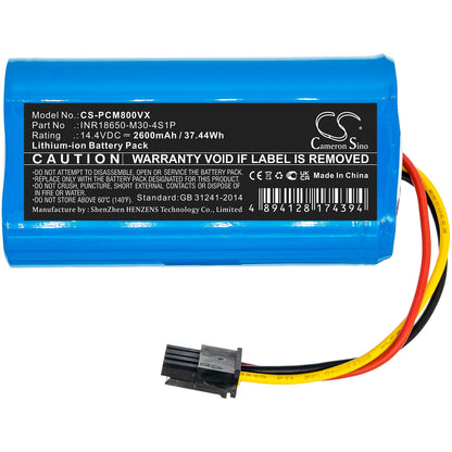 Replacement Battery for Proscenic M8 – Vacuum – 2600mAh / 14.4V