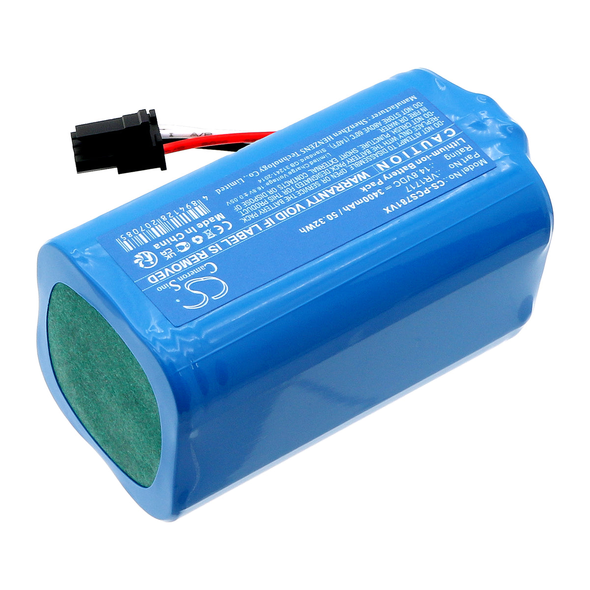 Replacement Battery for Airrobo | Proscenic | SUZUKA | ROVUS P10 – Vacuum – 3400mAh / 14.8V