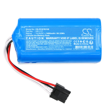 Replacement Battery for Airrobo | Proscenic | SUZUKA | ROVUS P10 – Vacuum – 3400mAh / 14.8V