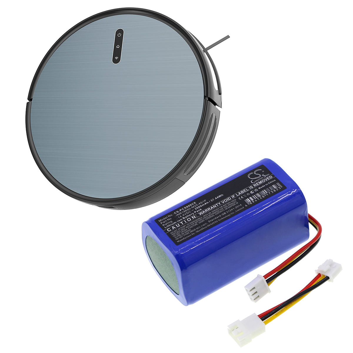 Replacement Battery for Ropo | Proscenic glass 3 – Vacuum – 2600mAh / 14.4V