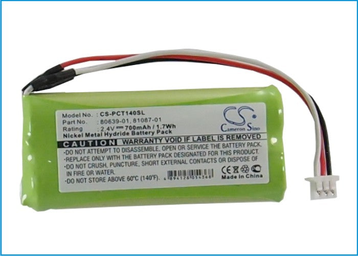 Replacement Battery for Plantronics  CT14 – Wireless Headset – 700mAh / 2.4V