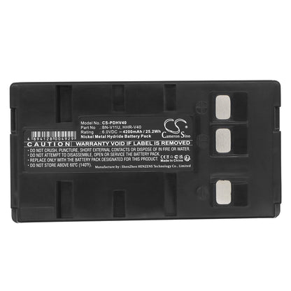 Replacement Battery for Metz | Blaupunkt | Grundig | JVC | Philips | Panasonic | Siemens | RCA 9745 – Camera – 4200mAh / 6V