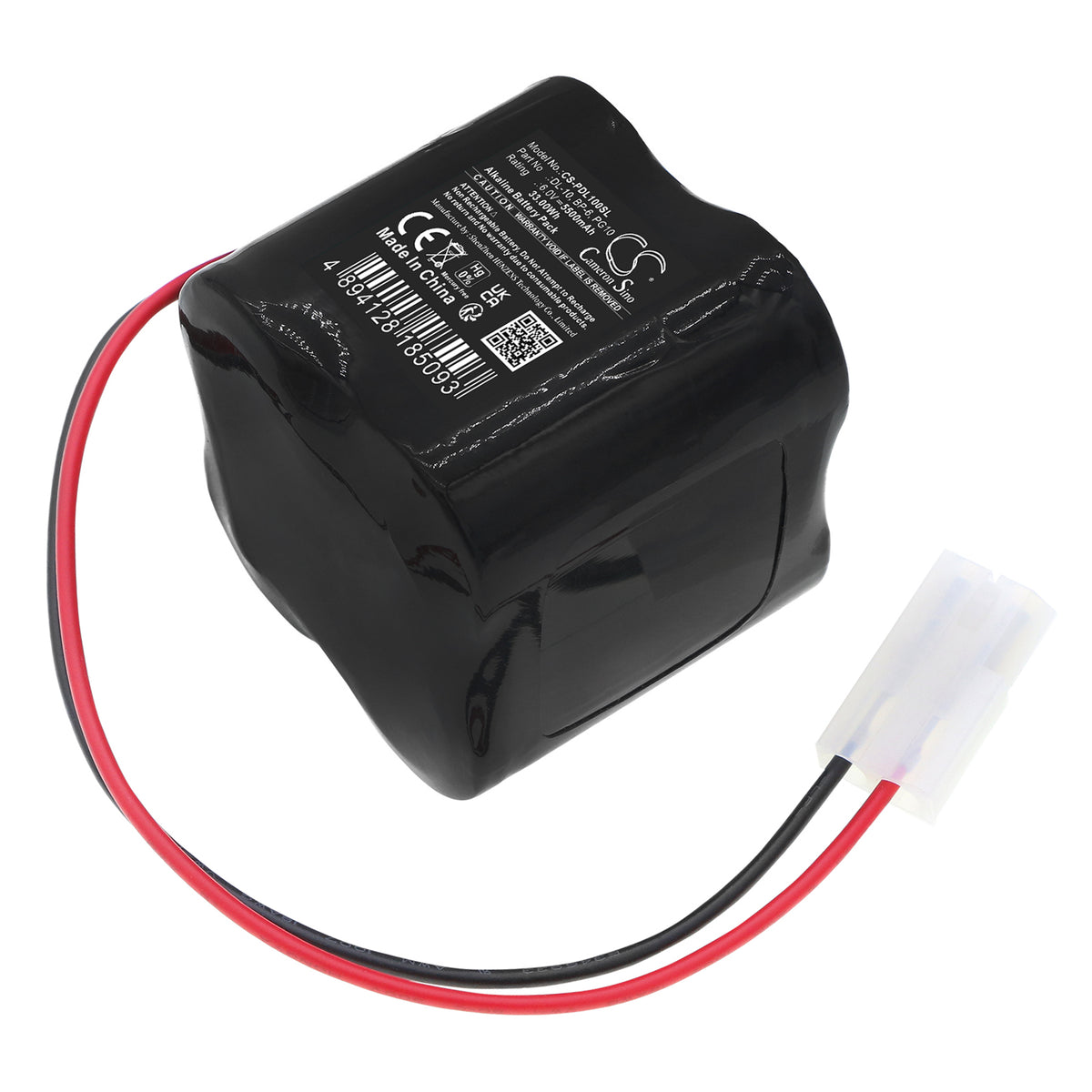 Replacement Battery for Panic Door BP6 – Door Lock – 5500mAh / 6V