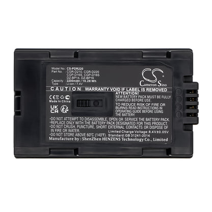 Replacement Battery for Panasonic | Hitachi AG-DVC15 – Camera – 2200mAh / 7.4V