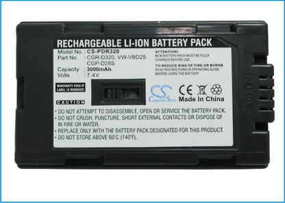 Replacement Battery for HITACHI  DZ-MV200A – Camera – 3300mAh / 7.4V