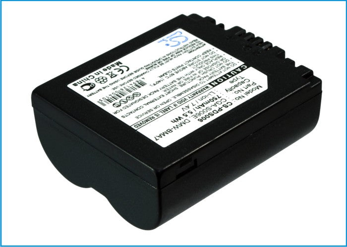 Replacement Battery for Leica  V-LUX1 – Camera – 750mAh / 5.55Wh / 7.4V