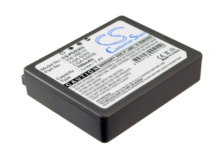 Replacement Battery for Panasonic  SDR-S100 – Camera – 760mAh / 7.4V