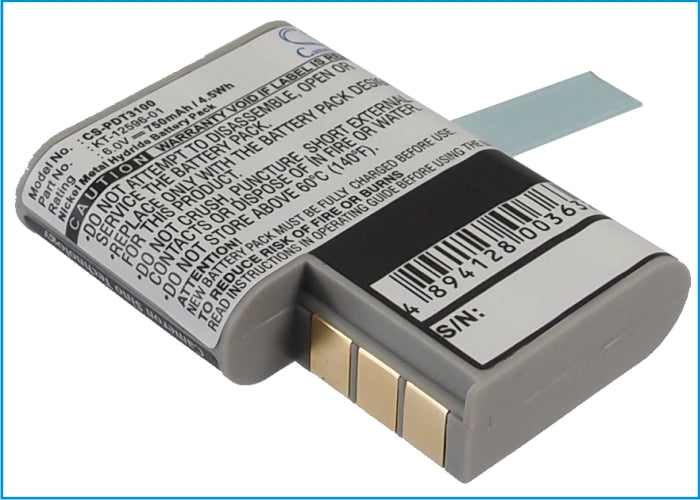 Replacement Battery for Symbol  PDT 3100 – Barcode Scanner – 750mAh / 4.50Wh / 6.0V