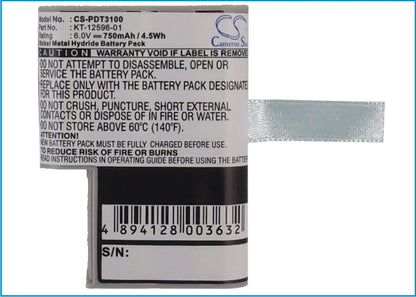 Replacement Battery for Symbol  PDT 3100 – Barcode Scanner – 750mAh / 4.50Wh / 6.0V