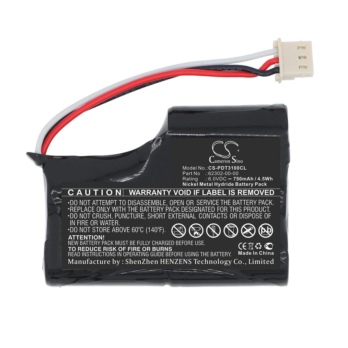 Replacement Battery for Symbol PDT 3100 – Barcode Scanner – 750mAh / 6V
