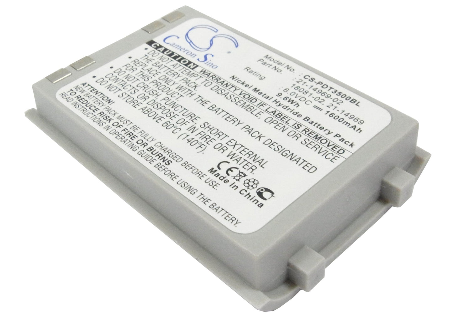 Replacement Battery for Symbol  PDT3500 – Barcode Scanner – 1600mAh / 6.0V