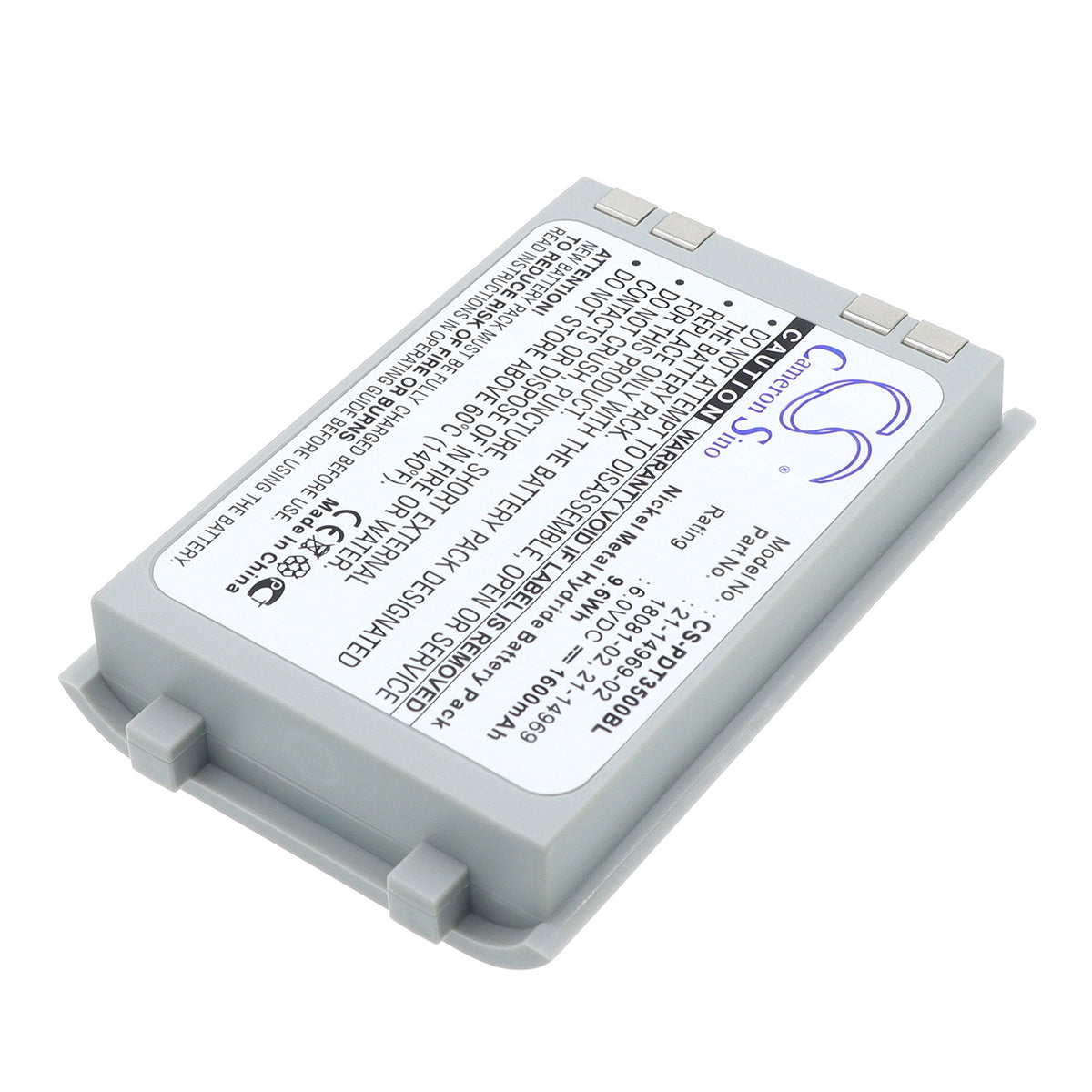 Replacement Battery for Symbol PDT3500 – Barcode Scanner – 1600mAh / 6V