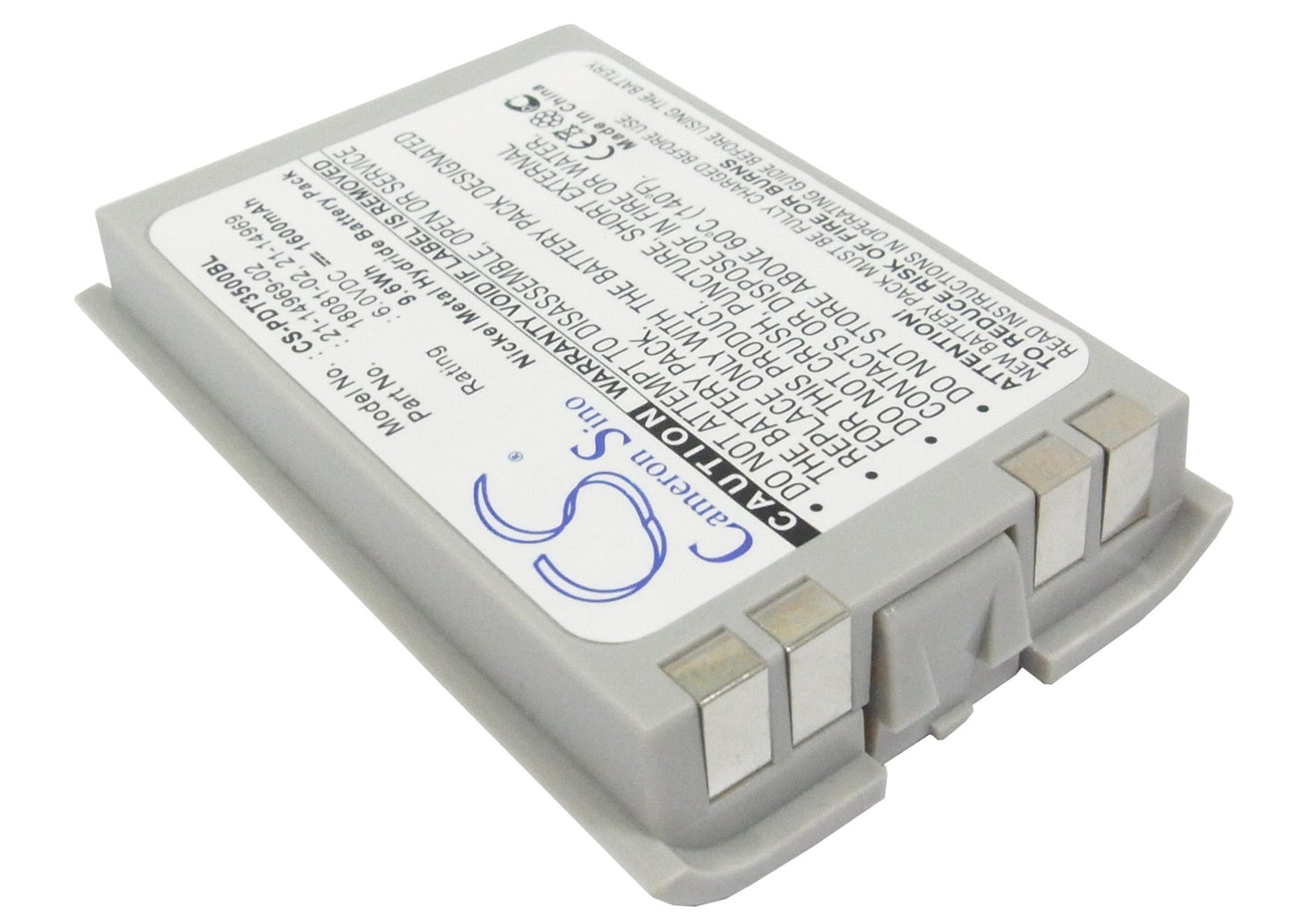 Replacement Battery for Symbol  PDT3500 – Barcode Scanner – 1600mAh / 6.0V