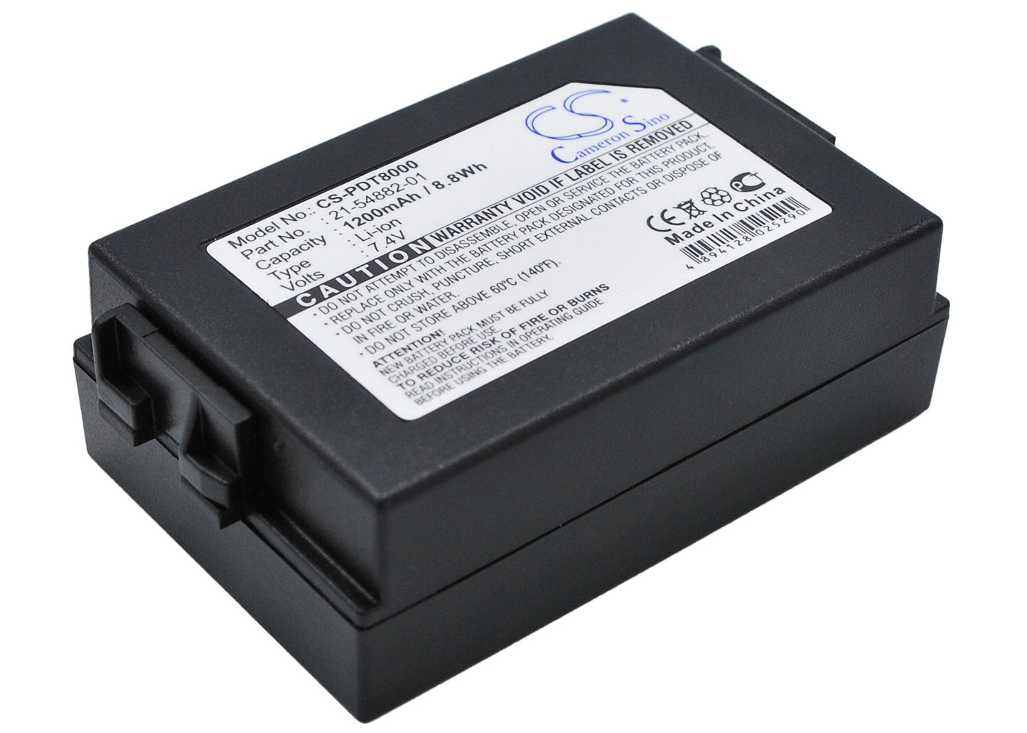 Replacement Battery for Symbol  PDT8000 – Barcode Scanner – 1200mAh / 8.88Wh / 7.4V