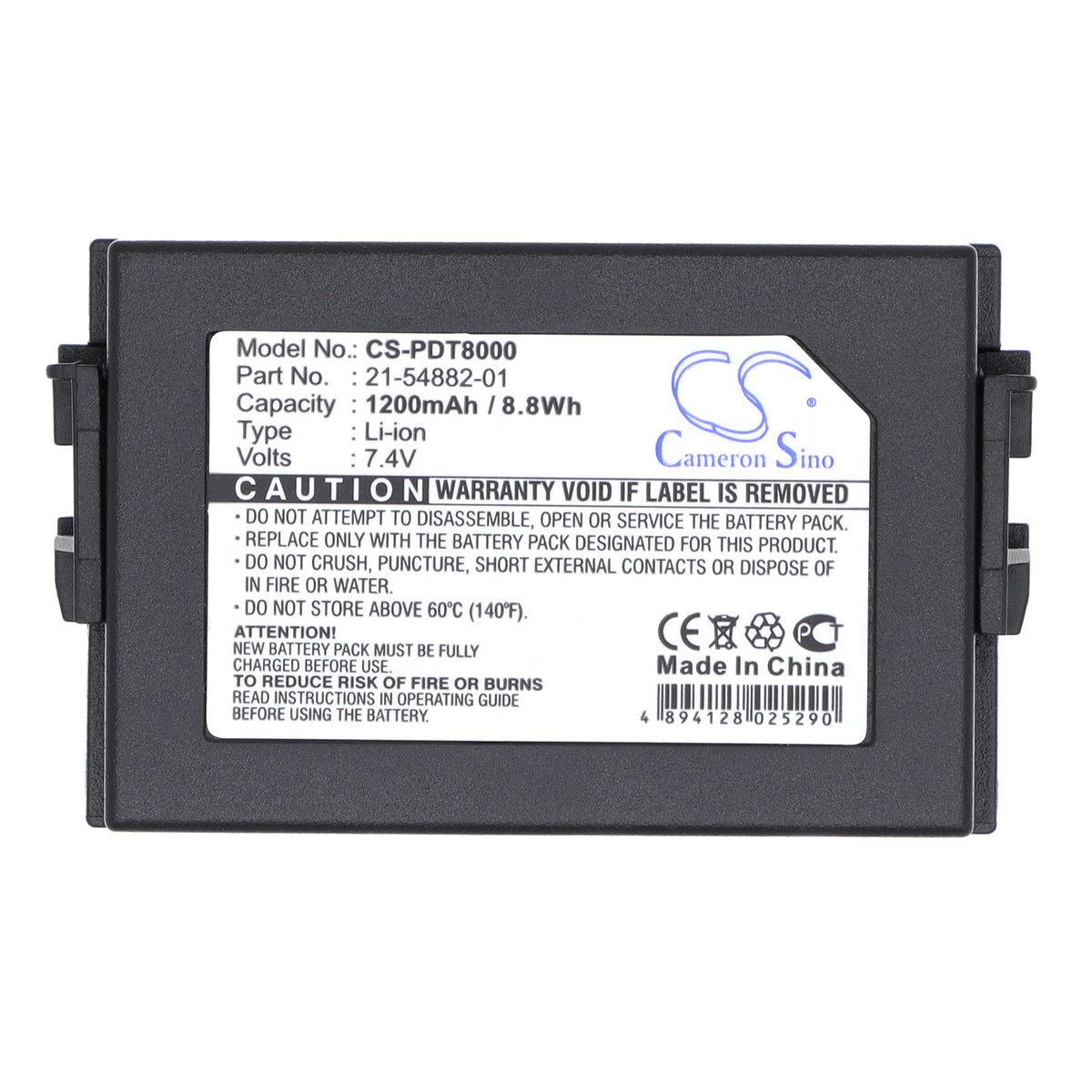 Replacement Battery for Symbol PDT8000 – Barcode Scanner – 1200mAh / 7.4V