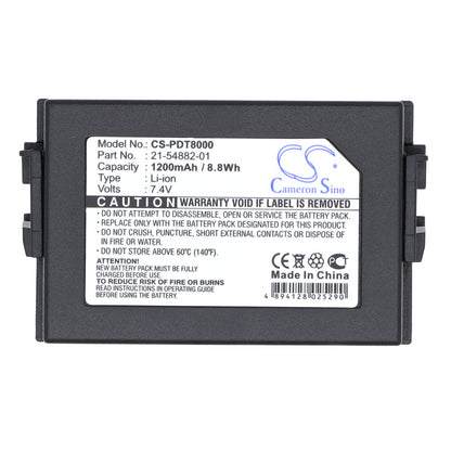Replacement Battery for Symbol PDT8000 – Barcode Scanner – 1200mAh / 7.4V