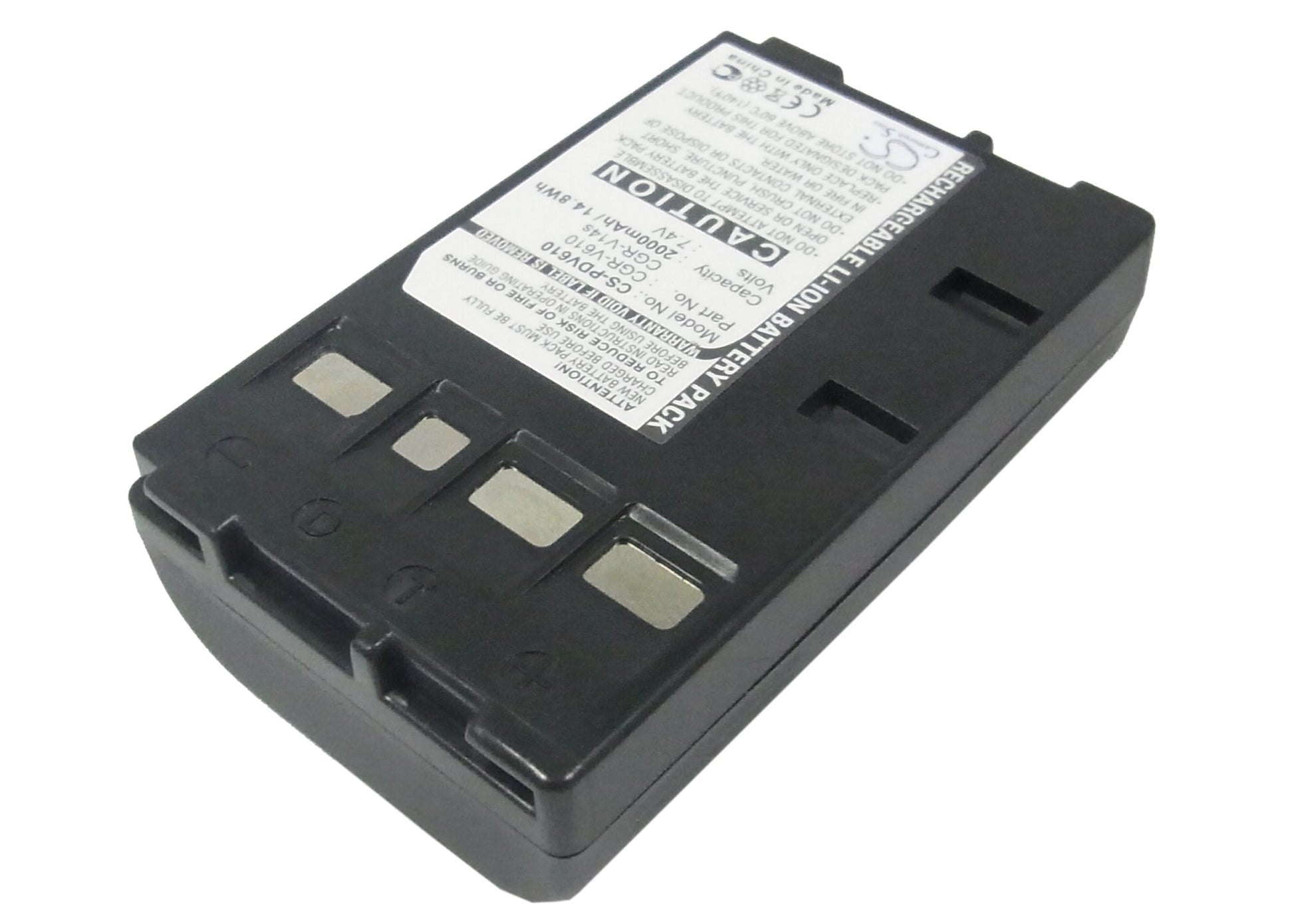 Replacement Battery for Panasonic NVRX64 – Camera – 2000mAh / 7.4V - image 2