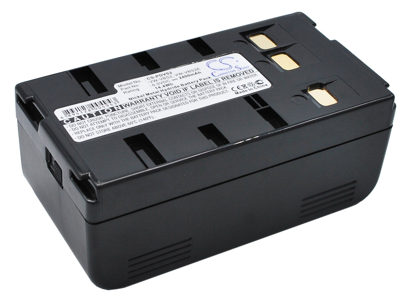 Replacement Battery for Panasonic  NV-3CCD1 – Camera – 4000mAh / 24.0Wh / 6.0V