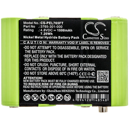 Replacement Battery for Pelican 3715Z0 LED ATEX 2015 – Flashlight – 1500mAh / 4.8V
