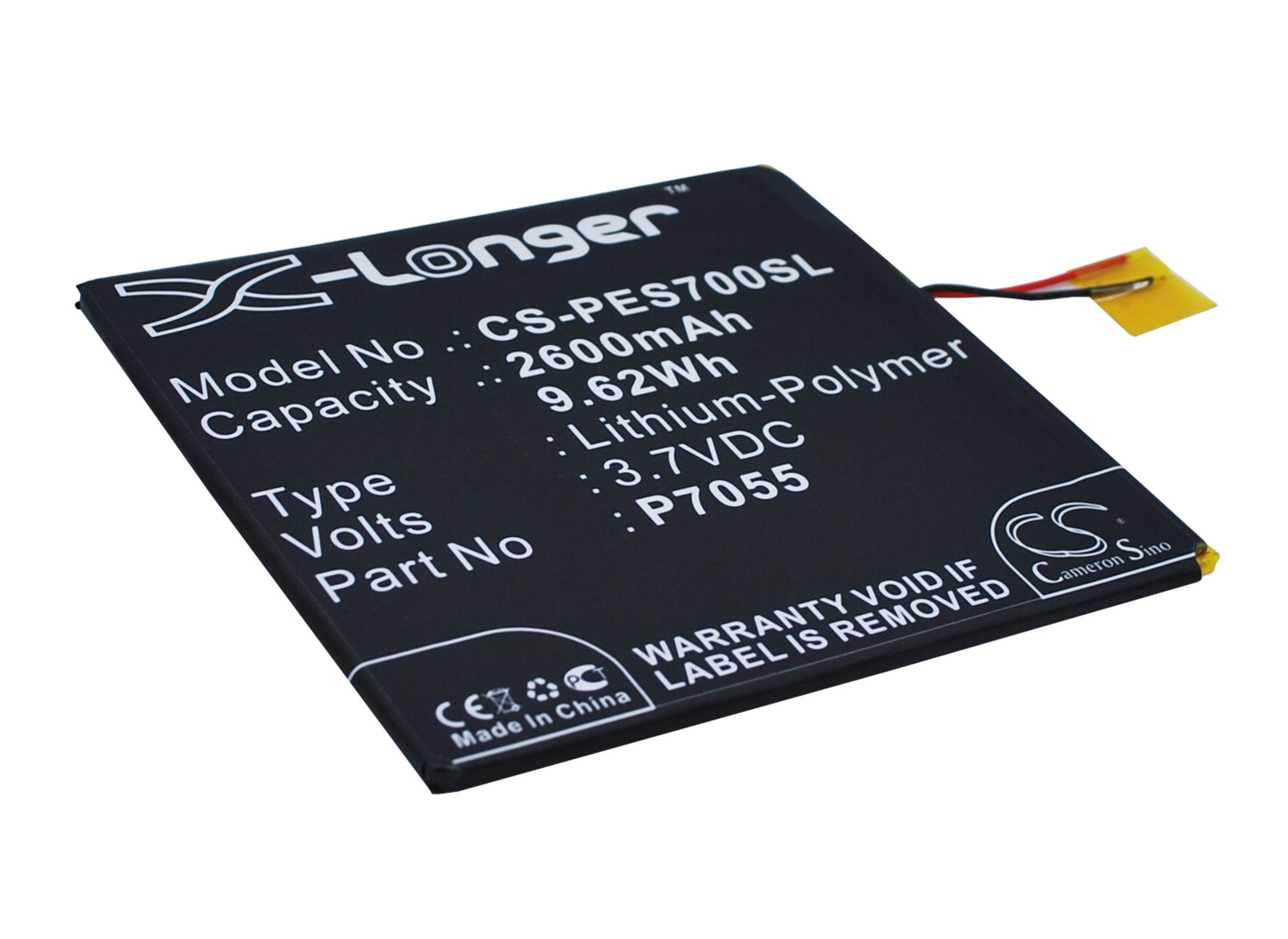 Replacement Battery for POSH  Equal – Mobile, SmartPhone – 2600mAh / 9.62Wh / 3.7V