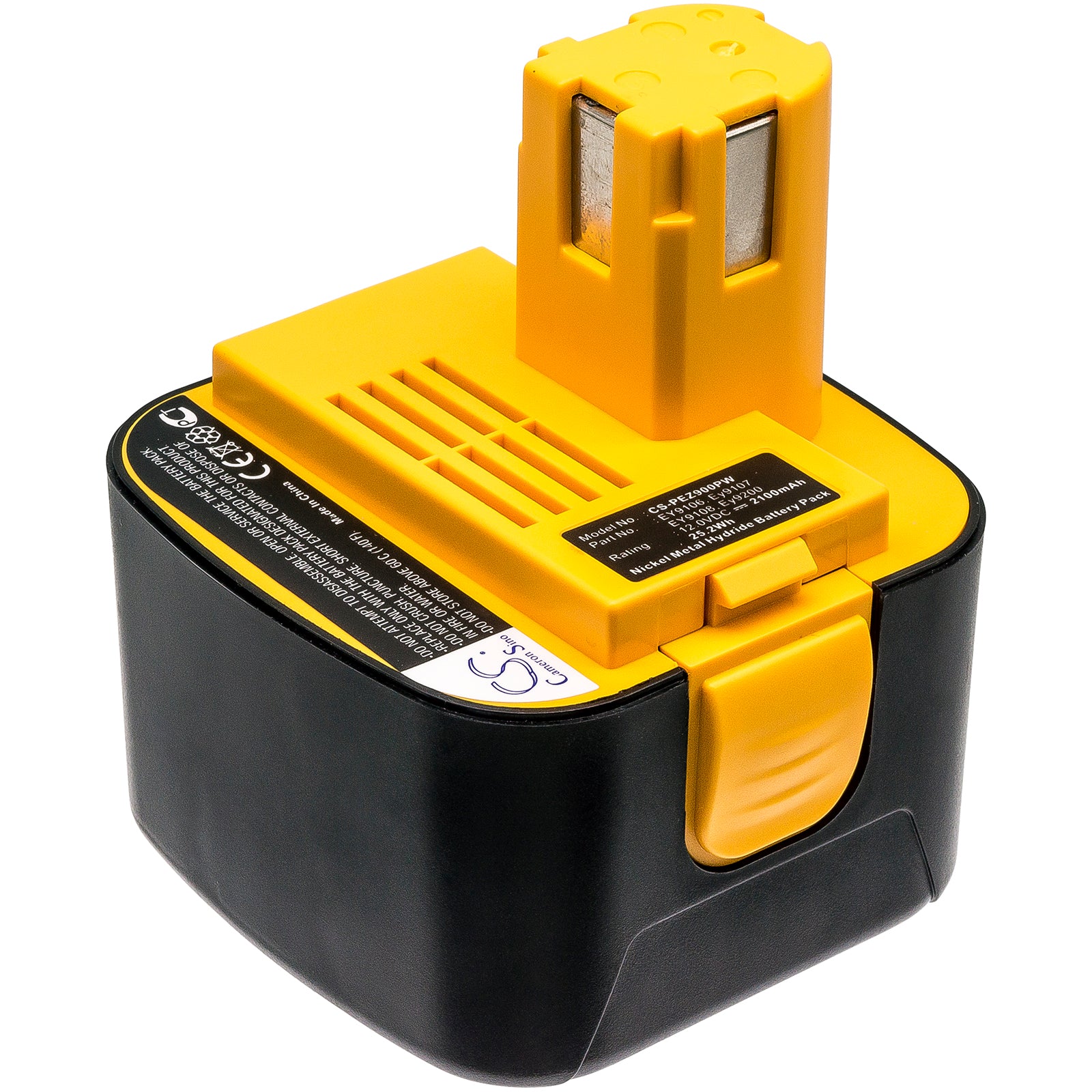 Replacement Battery for Panasonic EY6107 – Power Tool – 2100mAh / 12V - image 1