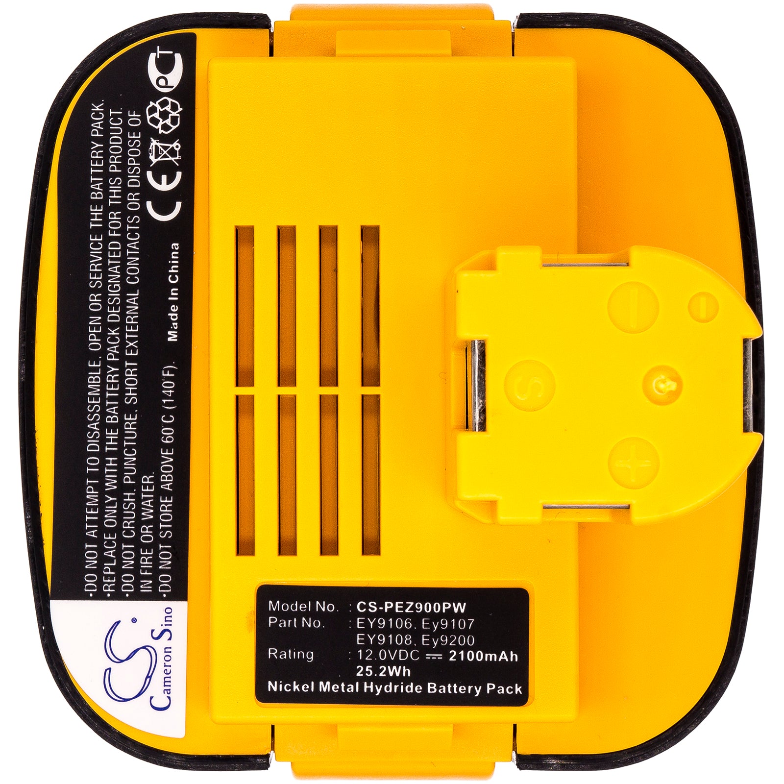 Replacement Battery for Panasonic EY6107 – Power Tool – 2100mAh / 12V - image 3
