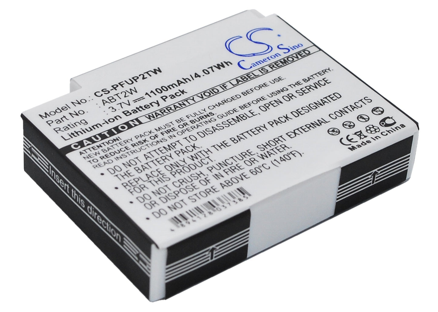 Replacement Battery for Pure  Flip 4GB | 1 hr – Camera – 1100mAh / 3.7V