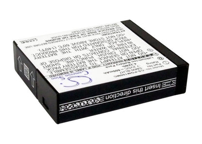 Replacement Battery for Panasonic  Lumix DMC-GM1 – Camera – 600mAh / 4.32Wh / 7.2V