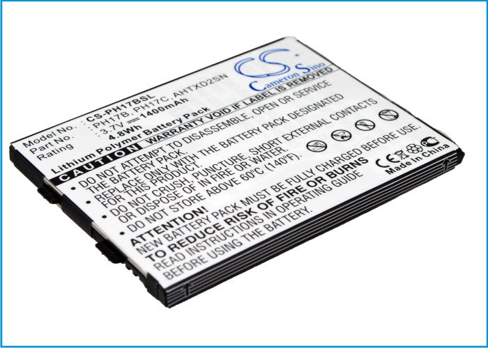 Replacement Battery for T-Mobile | Krome | Orange | Vodafone | O2 | I-Mate | Dopod | ERA | Qtek | Telefonica | HTC | Wallaby | MWG | AT&T MDA ii – Mob - image 1