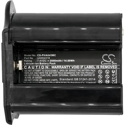 Replacement Battery for PHASEONE 645DF – Camera – 2000mAh / 7.4V - image 3