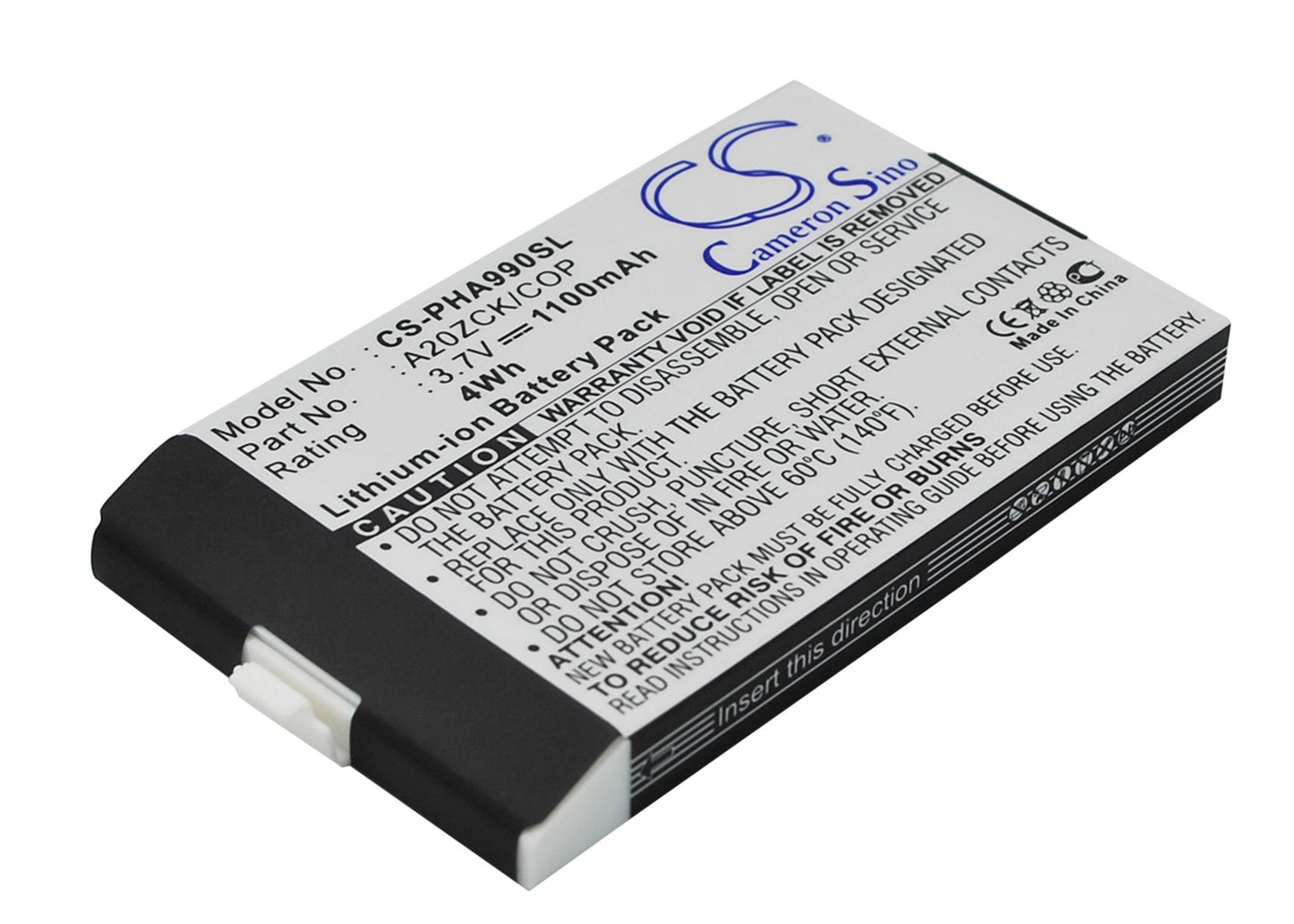 Replacement Battery for Philips  Xenium 9@9D – Mobile, SmartPhone – 1100mAh / 3.7V