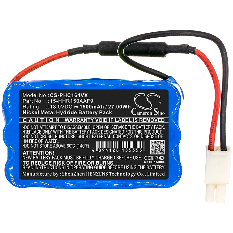 Replacement Battery for Philips FC6164 – Vacuum – 1500mAh / 18V