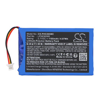 Replacement Battery for Philips HD CAM 295 – Camera – 1100mAh / 3.7V