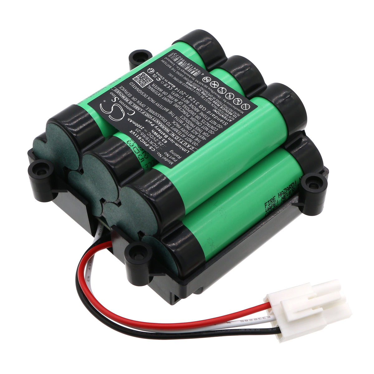 Replacement Battery for Philips PowerPro Uno – Vacuum – 2500mAh / 25.2V