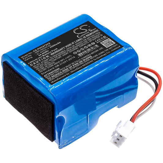 Replacement Battery for Philips FC6719/01 – Vacuum – 2500mAh / 21.6V