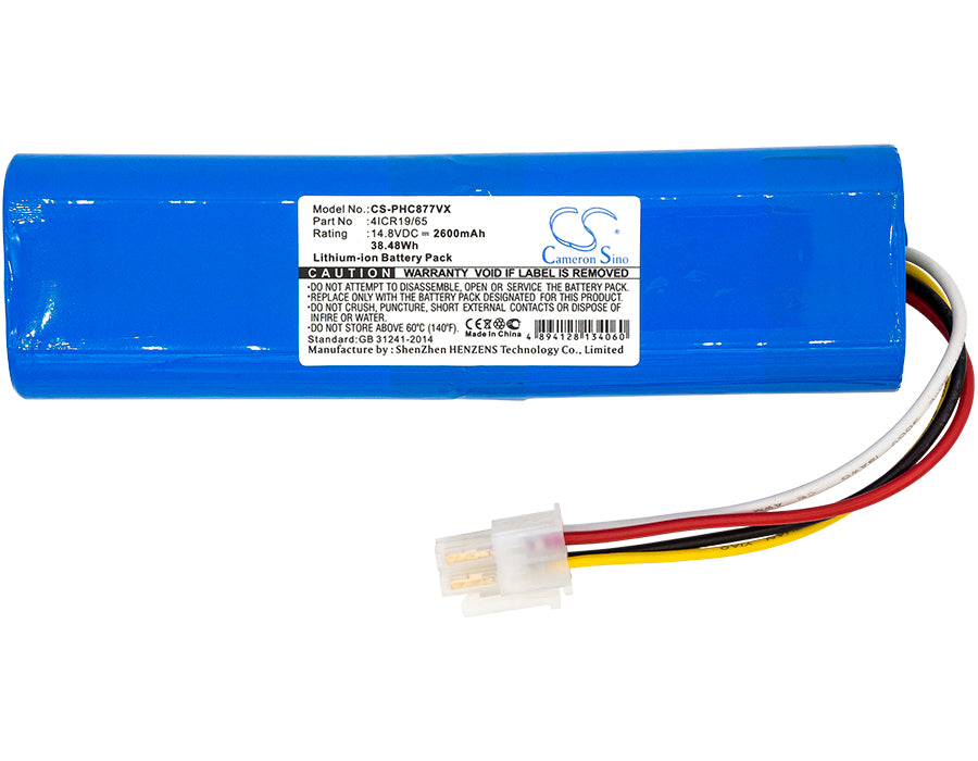 Replacement Battery for Philips FC8715 – Vacuum – 2600mAh / 14.8V