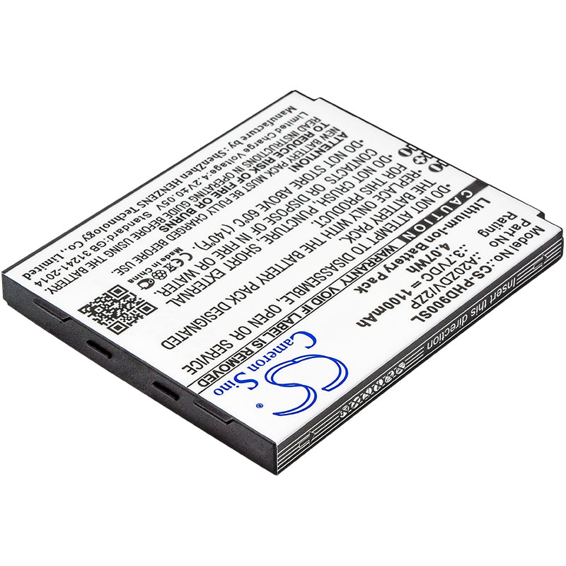 Replacement Battery for Philips Xenium D900 – Mobile, SmartPhone – 1100mAh / 3.7V - image 2