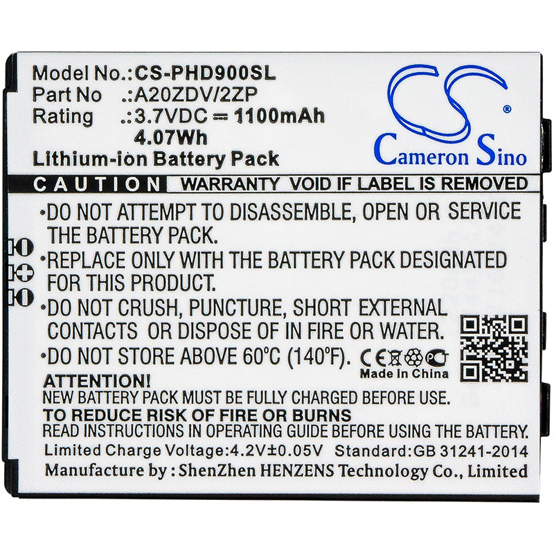 Replacement Battery for Philips Xenium D900 – Mobile, SmartPhone – 1100mAh / 3.7V - image 3