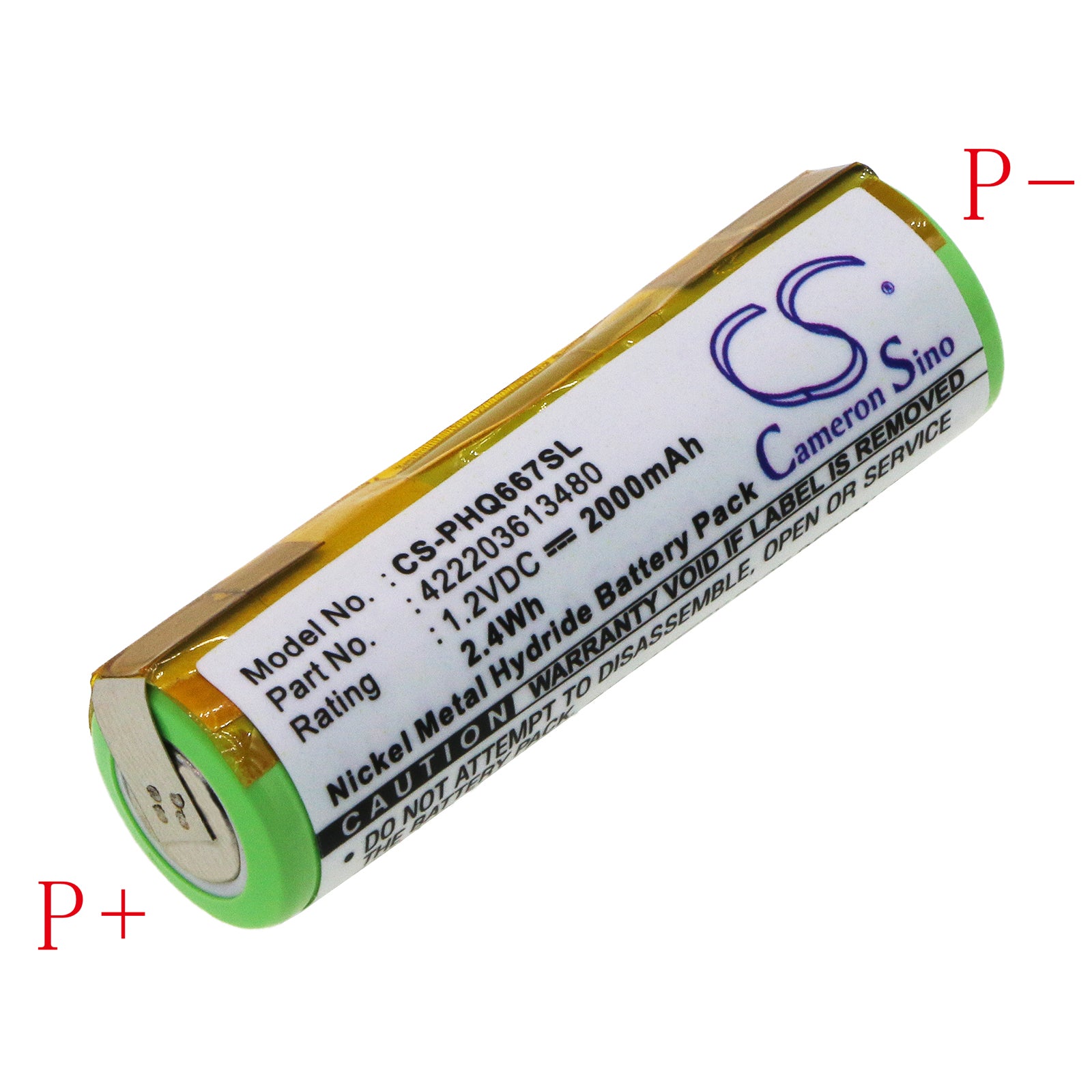Replacement Battery for Norelco | Philips | Grundig | Wahl | Braun | Remington T900 – Shaver – 2000mAh / 1.2V - image 1