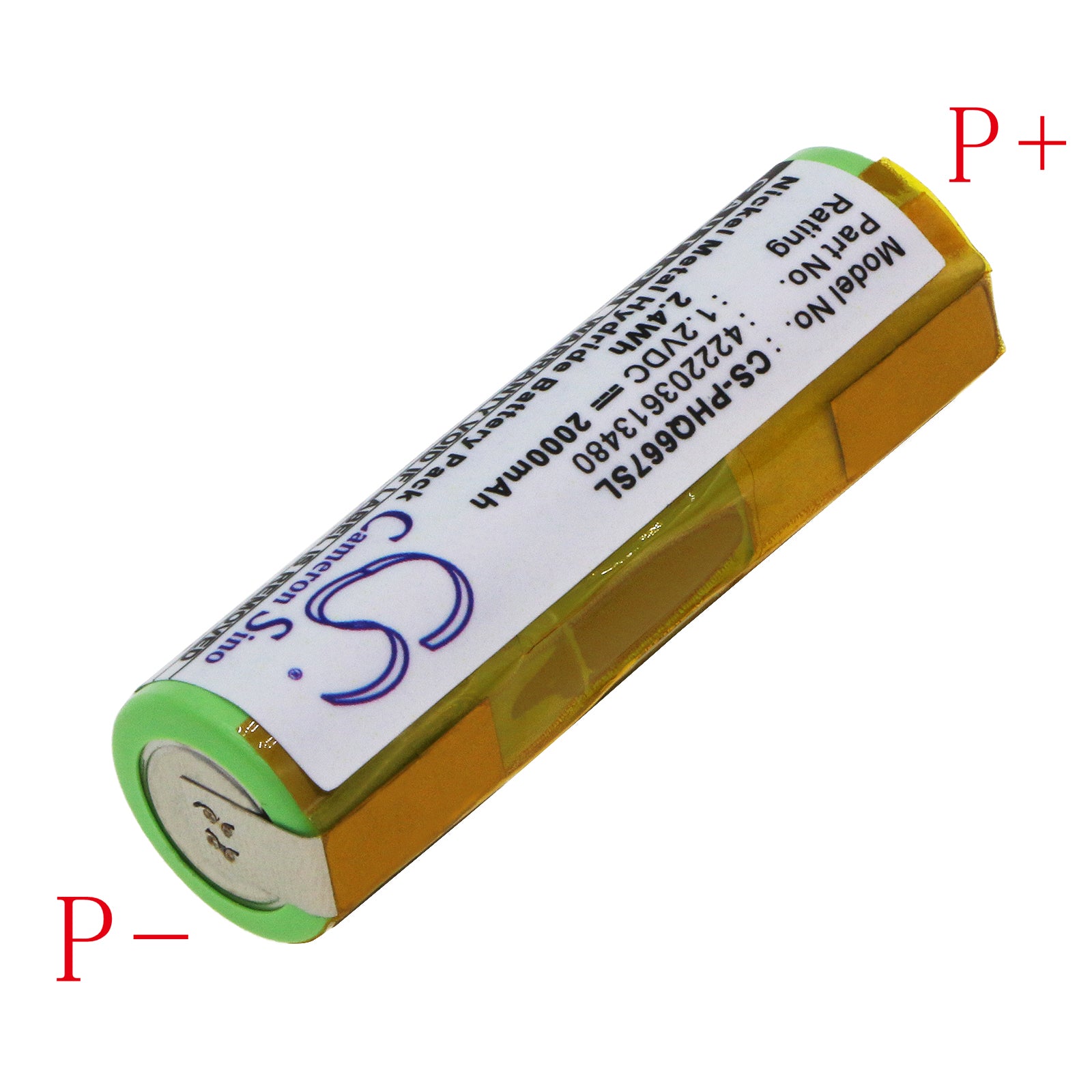 Replacement Battery for Norelco | Philips | Grundig | Wahl | Braun | Remington T900 – Shaver – 2000mAh / 1.2V - image 2