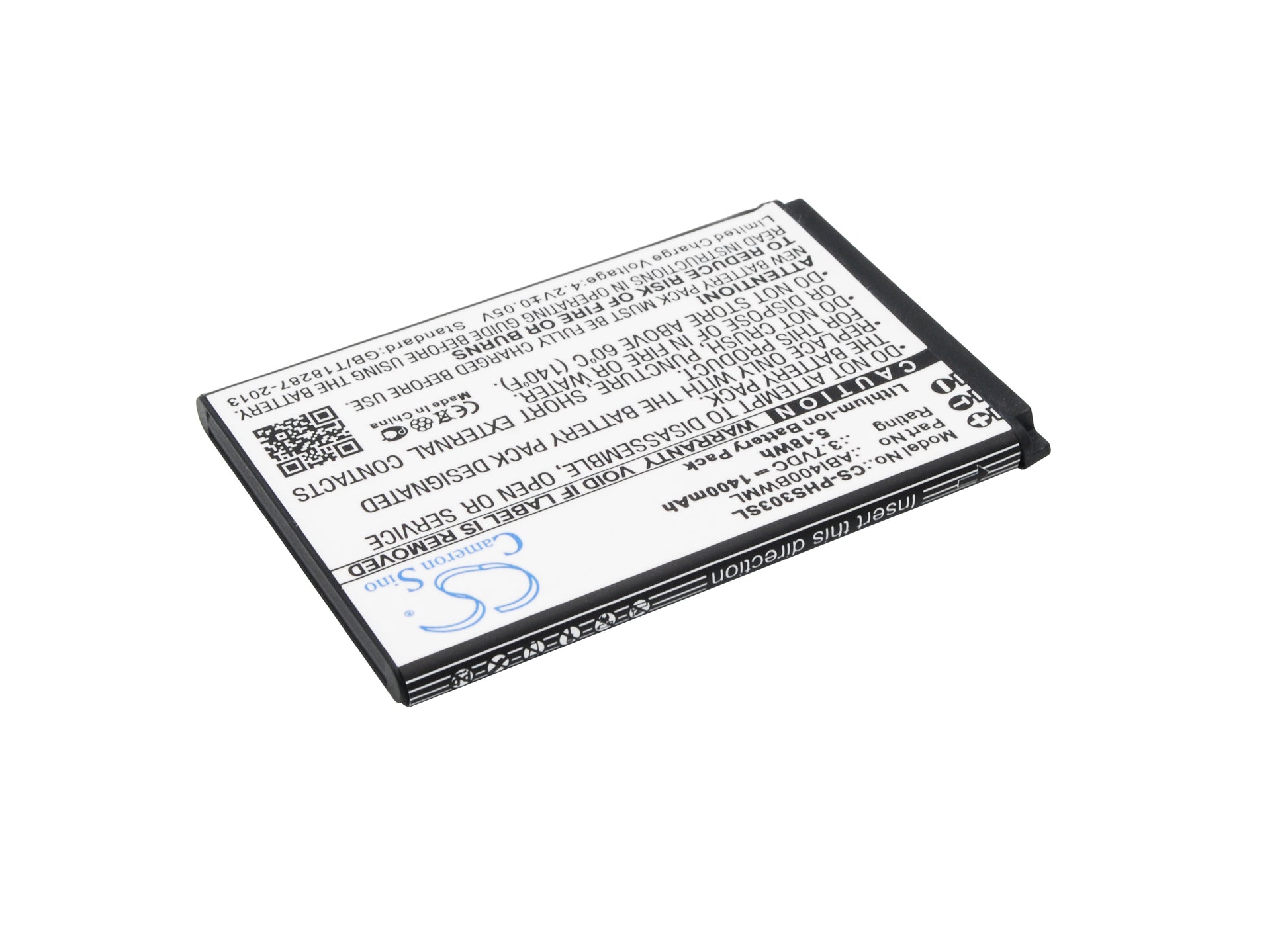 Replacement Battery for Philips Xenium S301 – Mobile, SmartPhone – 1400mAh / 3.7V - image 2