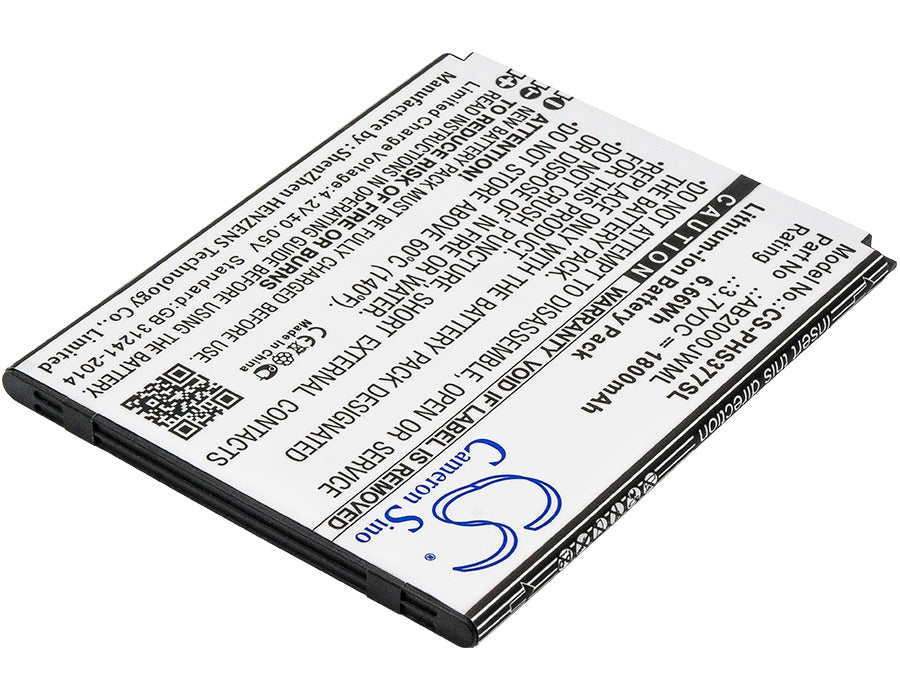 Replacement Battery for Philips  CTS337 – Mobile, SmartPhone – 1800mAh / 6.66Wh / 3.7V